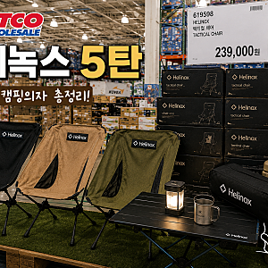 코스트코 헬리녹스 캠핑의자 총정리, 체어 종류부터 가격 비교까지