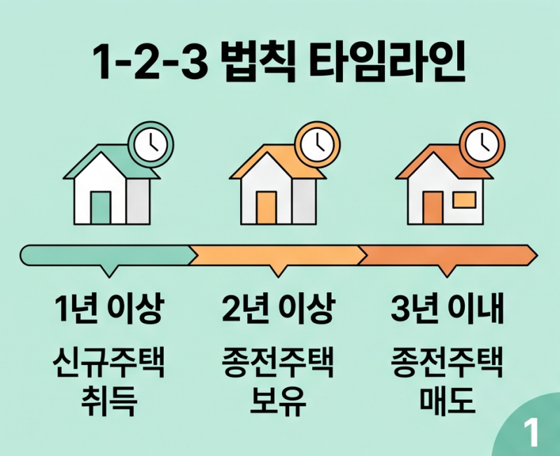 2026 일시적 1가구 2주택 양도세 비과세 요건! 1-2-3 법칙과 처분 기한(3년) 완벽 정리, 갈아타기 ....
