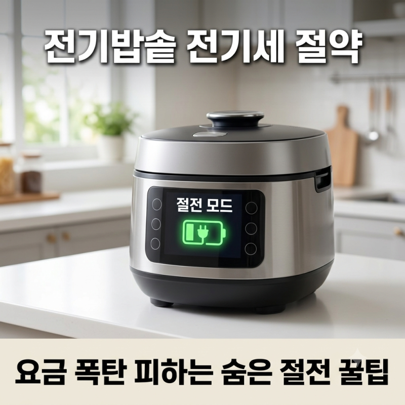 [전기밥솥 전기세 절약] "하루 종일 켜둔 보온, 요금 폭탄의 주범?" 찰진 밥맛 지키며 요금만 ....