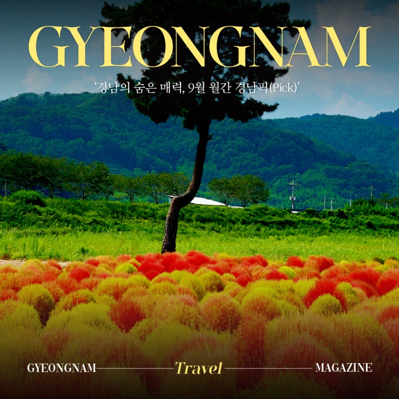 【月刊慶南精選☝️ 9月】秋天的開始，充滿感性的慶南之旅 | 密陽·固城·宜寧·山清·南海
