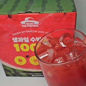 냉동수박주스 만들기 대신 간편하게 왓더파머스 생과일 수박쥬스