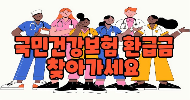 국민건강보험 환급금 기간은 365일 조회 가능 (신청 및 지급일)