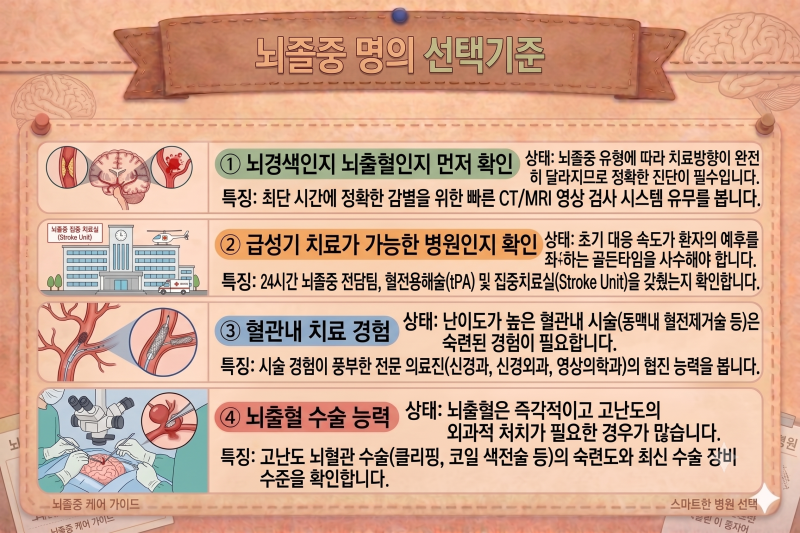 2026 뇌졸중 명의는 누구? 뇌경색·뇌출혈 전문의와 국내 주요 뇌혈관센터 총정리