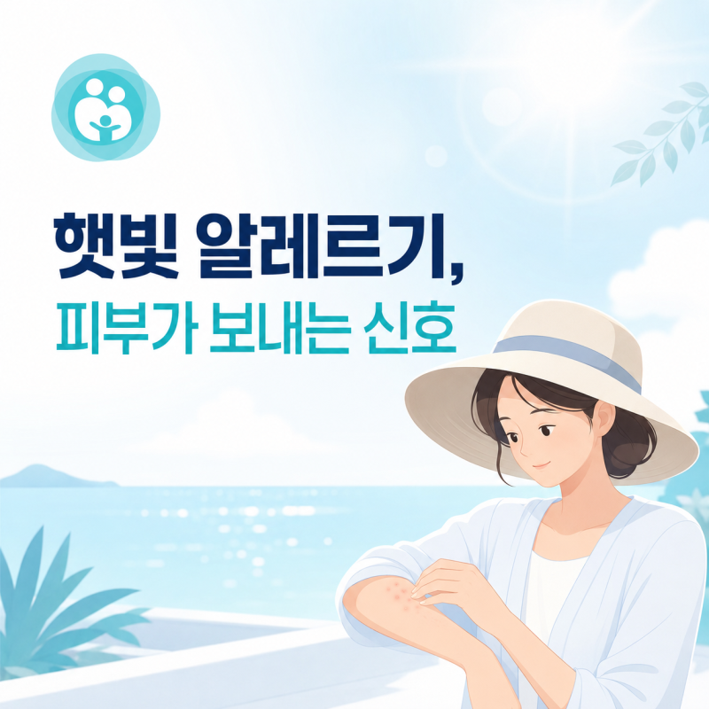 햇빛 알레르기, 피부가 보내는 신호