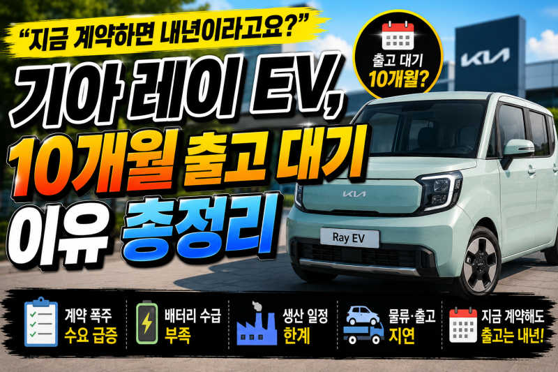 “경차 전기차가 10개월 대기?” 레이 EV 출고 대기, 가격·보조금·구매 타이밍 정리