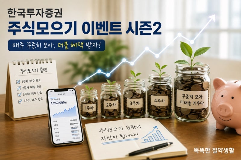 2026 한국투자증권 주식모으기 이벤트 시즌2 총정리｜조건 충족 시 최대 10만원