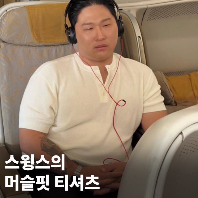 스윙스의 3만원대 애착 머슬핏 티셔츠 정체