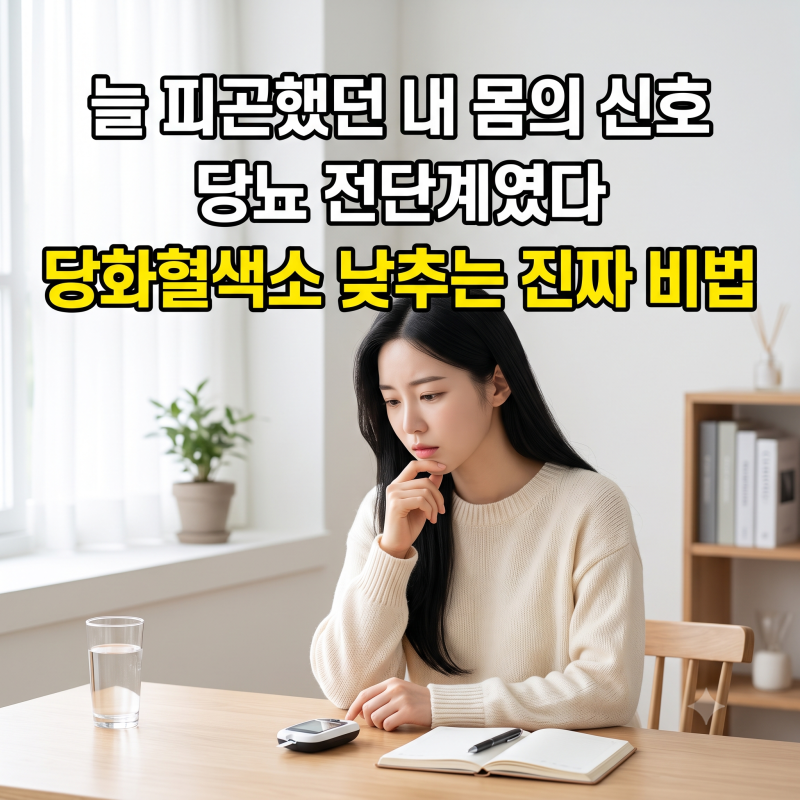 당뇨 전단계 필독! 당화혈색소 낮추는 식단 및 바나바잎 효능