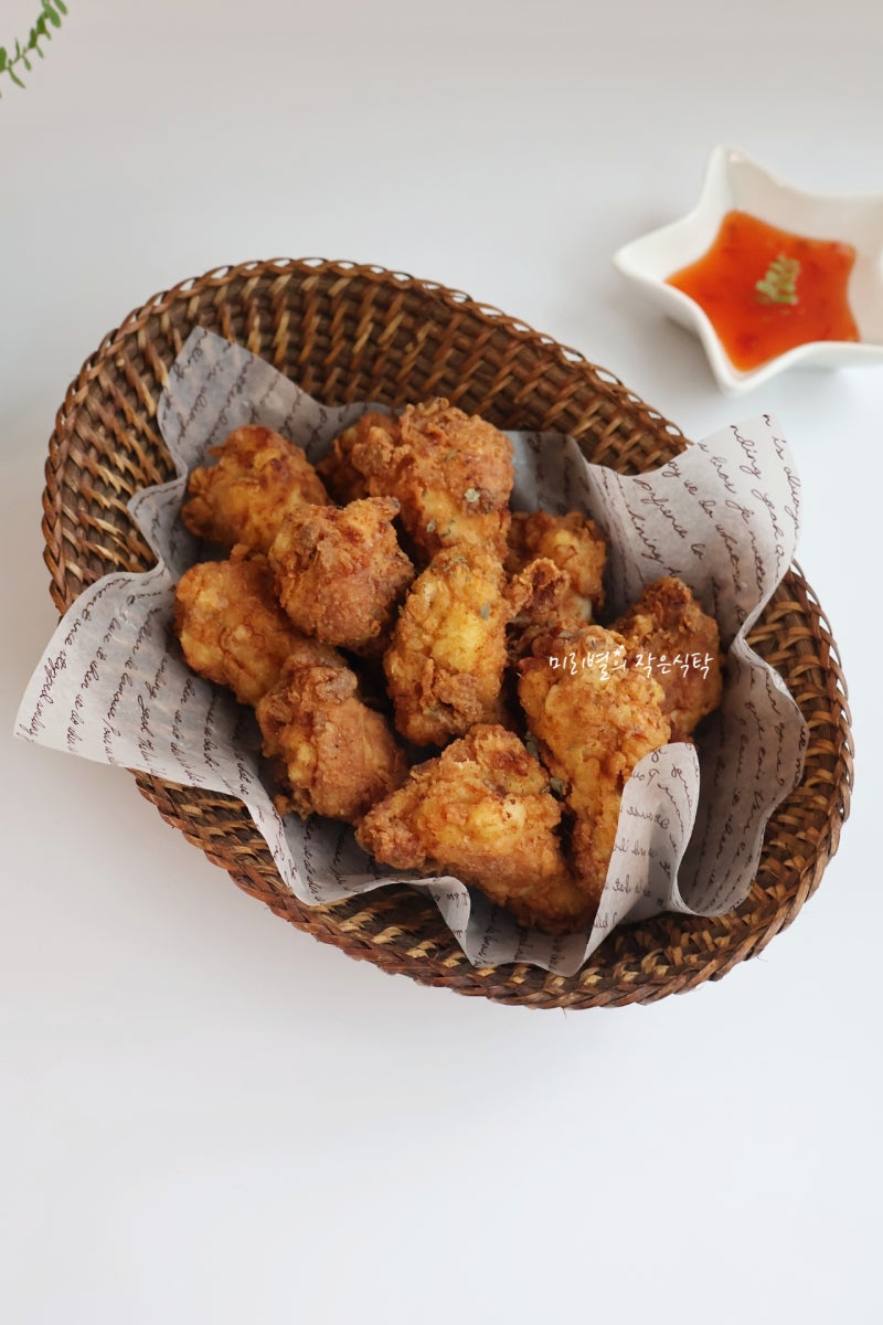 류수영 치킨 만들기 겉바속촉 후라이드치킨 레시피 닭봉요리