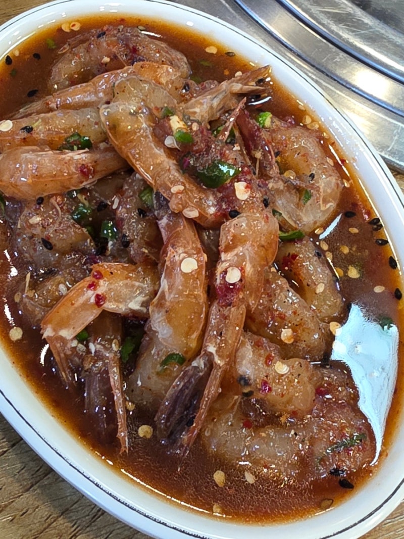 [삼척] 보리새우가 유명한 - 옛날숯불닭구이 본점