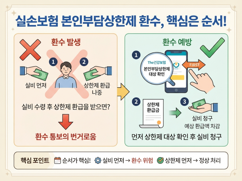 본인부담상한제 실비 환수 피하는 법 / 실손보험 중복 수령 및 반환 기준 총정리