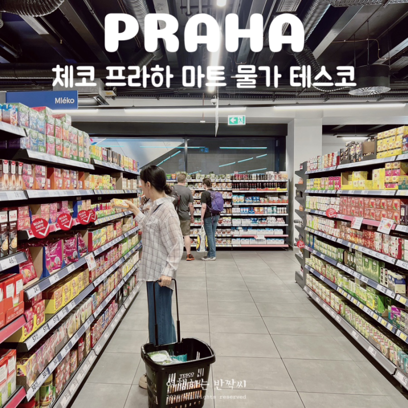체코 프라하 한달살기 물가 마트 쇼핑 테스코 프라하 여행