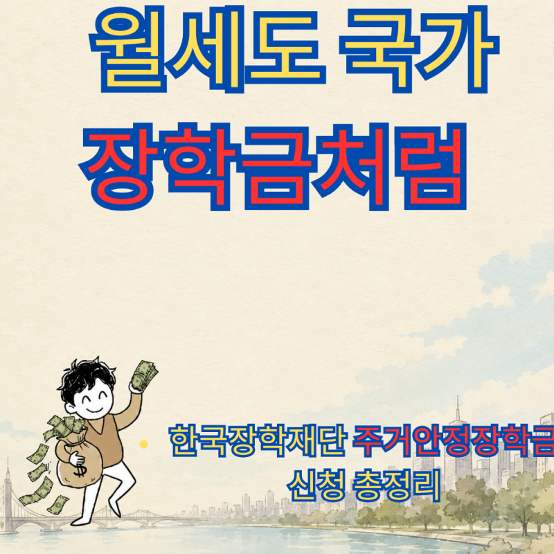 "월세 내는 대학생·청년" 2026 한국장학재단 연계 청년 주거비 지원