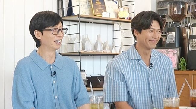 현빈 "형, 더 얇아지셨네" 웃음 뒤 숨은 60kg 유재석 충격…'뼈말라' 논란 재점화