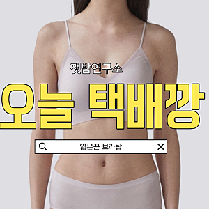 타밈 브라 대신 쿠팡 브라탑 내돈내산/ 끈 얇은 브라탑 갓성비템 추천!