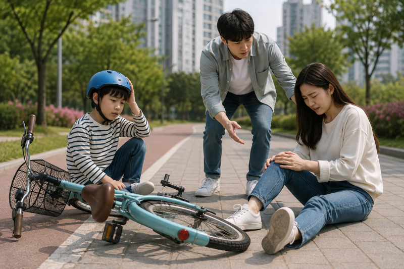 우리 가족에게도 생길 수 있는 사고, 가족일상생활배상책임이란?(자전거 일배책)