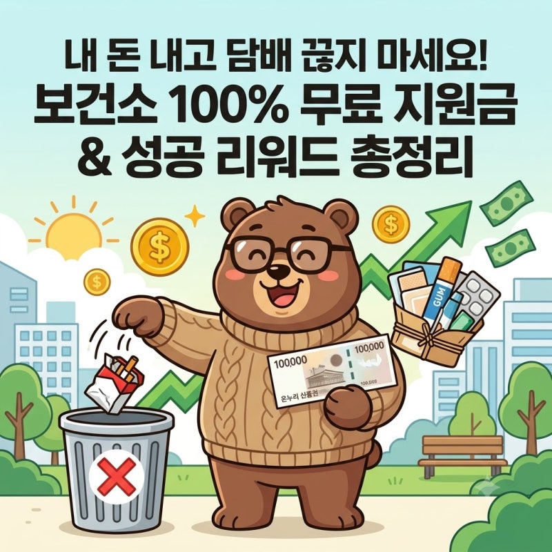 [2026년 최신] 올해 금연 성공하고 10만 원 챙기세요! 현직 보건소 담당자만 몰래 아는 무료 금....