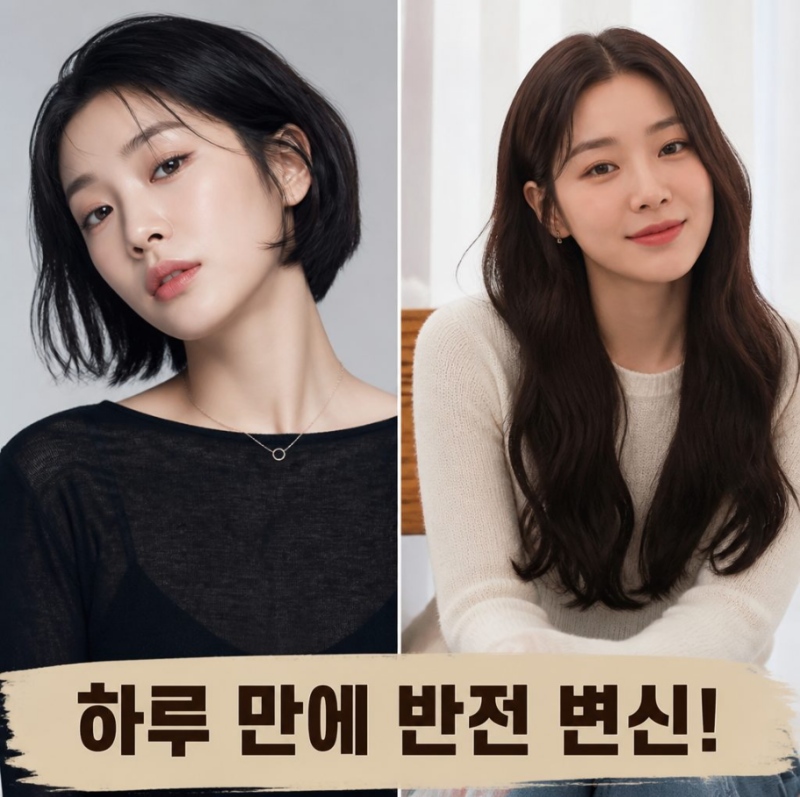 김연아 숏컷 하루 만에 긴 머리로, 가발이었을까?
