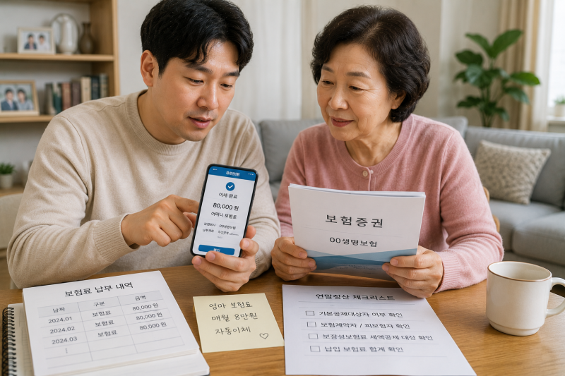 부모님 보험료를 내가 내면 연말정산 받을 수 있을까? 보험료 세액공제 조건