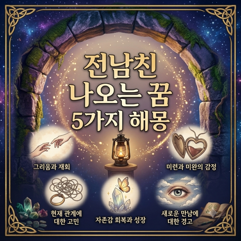 전남친 나오는 꿈 5가지 해몽 : 헤어진 상대방 심리와 무의식의 신호