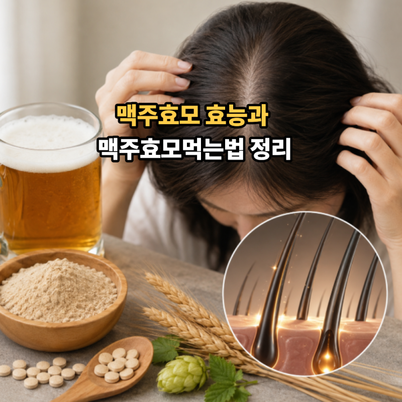 맥주효모 효능과 맥주효모먹는법 정리