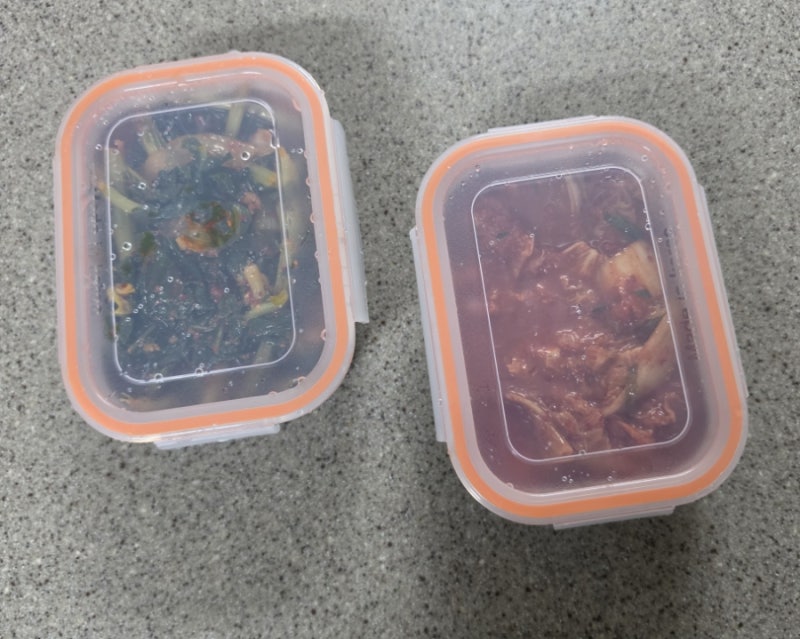 김치국물 안 세는 반창통 | 키친아트 스텐반찬통 후기