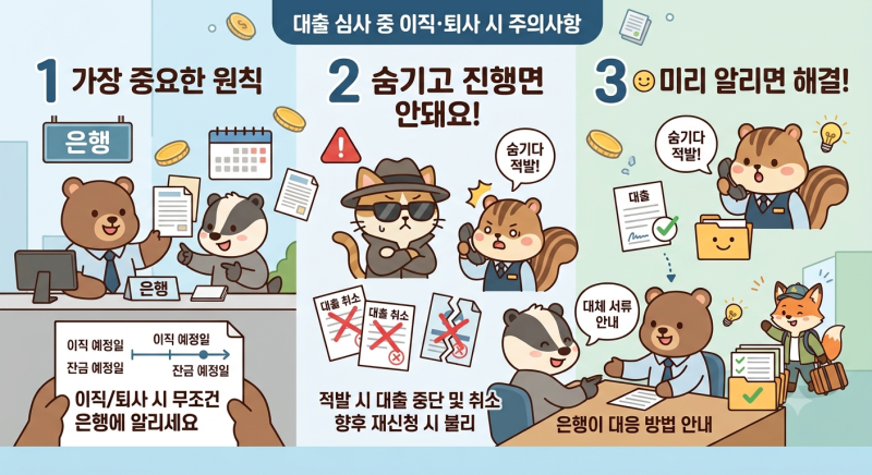 전세자금대출 심사 중 이직·퇴사했다면? 은행 대처법 총정리