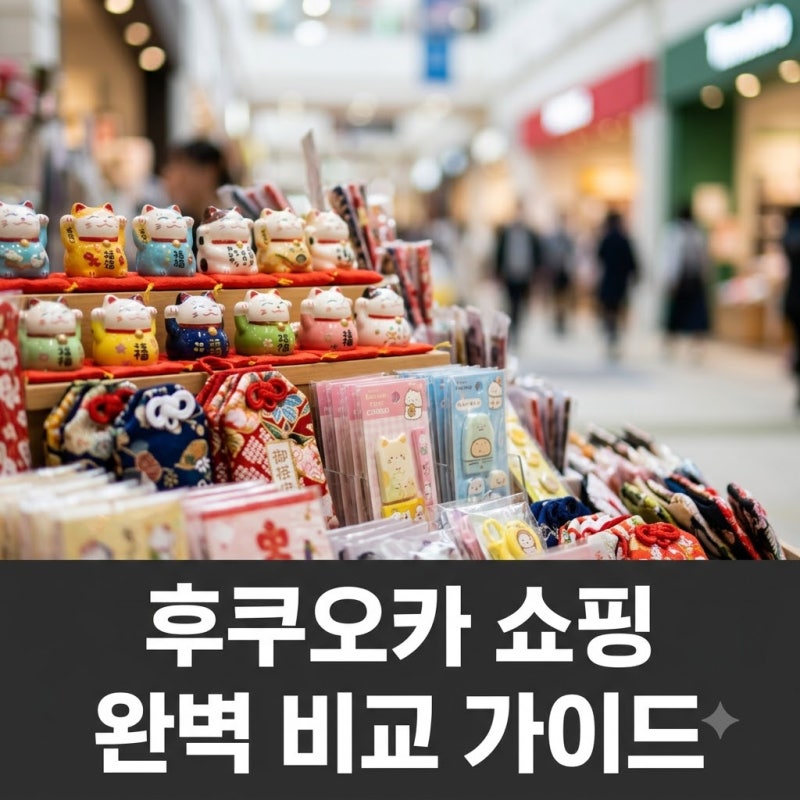 후쿠오카 쇼핑센터 추천 5곳 비교 가이드 및 꿀팁