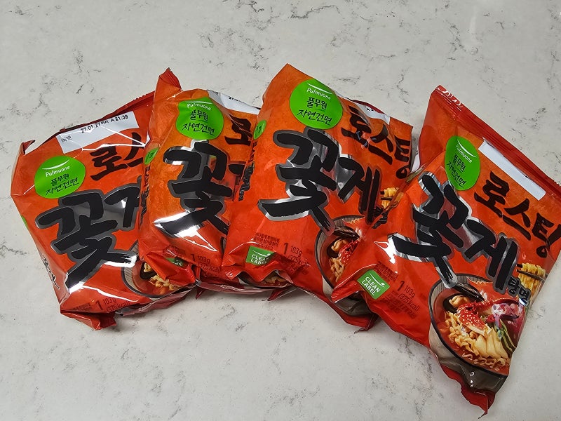 풀무원 꽃게탕면 로스팅 자연건면 후기, 칼로리 맛 조리법까지