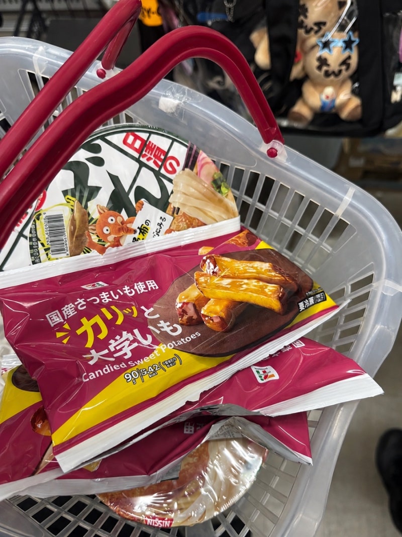 후쿠오카 공항 세븐 편의점 고구마맛탕 시간 위치