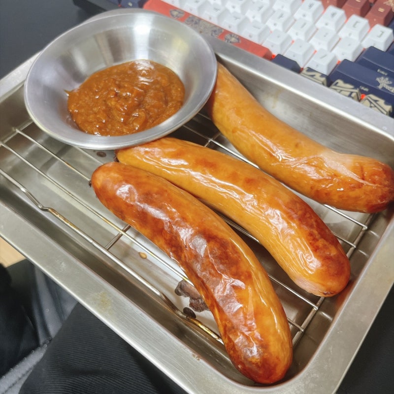 [제품 리뷰] 사조 대림 냉장 육식맨의 육식여행 소시지 4종 / 커리 부어스트 ＆ 케제크라이너 ....