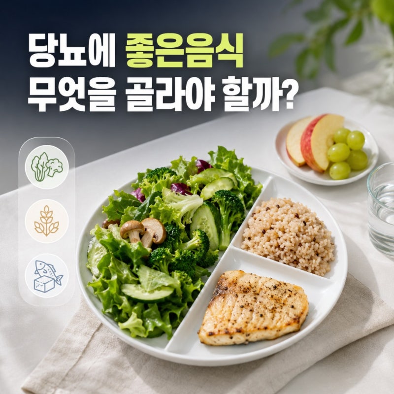 당뇨에 좋은음식, 밥·과일·간식은 어떻게 골라야 할까? 혈당 식사 기준