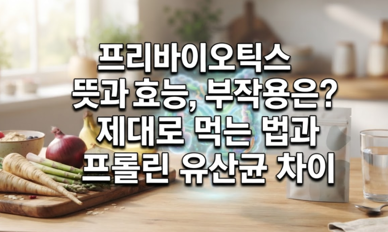 프리바이오틱스 뜻과 효능, 부작용은? 제대로 먹는 법과 프롤린 유산균 차이