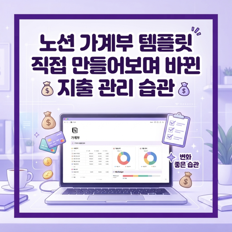 노션 가계부 템플릿 직접 만들어보며 바뀐 지출 관리 습관