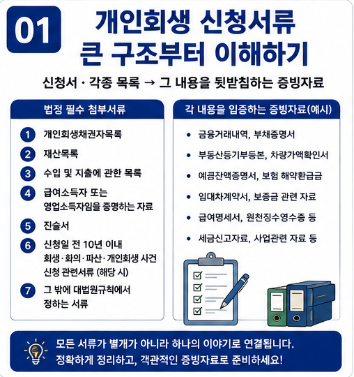 개인회생 신청 필요서류 총정리