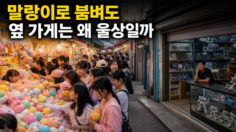 대구 칠성시장 말랑이 특수, 북적여도 매출은 매장 마다 달랐다