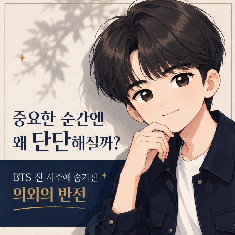 사주 전문가들도 놀란 BTS 진 사주, 유독 운이 따르는 이유가 따로 있었네