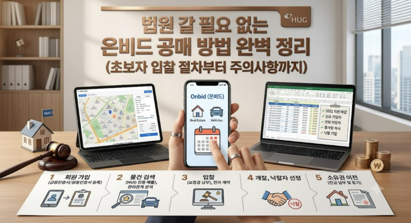 온비드 공매 완전 정복: 개념부터 7단계 입찰 절차, 권리분석까지 초보자 가이드