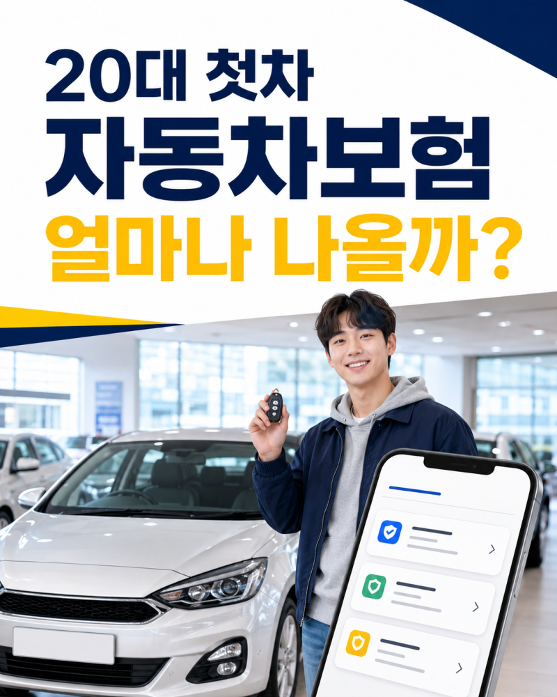 20대 첫차 자동차보험 얼마나 나올까? 중고차 사기 전 꼭 비교해야 할 5가지
