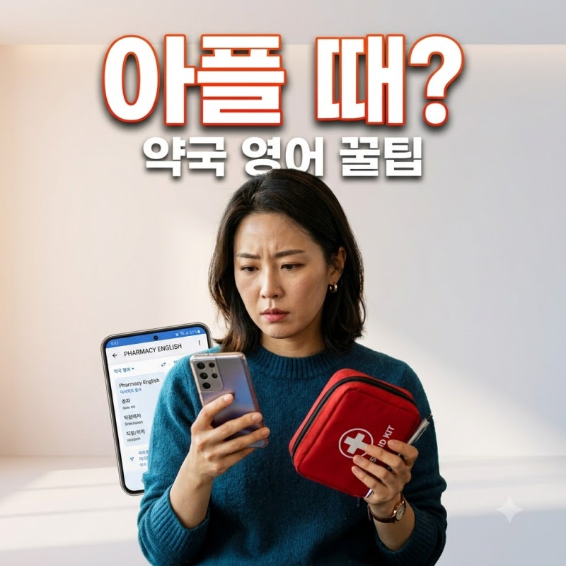 해외여행 중 아플 때 증상 영어로 말하기 (생리통 배탈 설사 멀미)