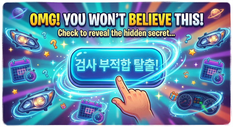 자동차 검사 예약 방법 총정리! 준비물, 과태료, 민간 vs 공단 차이점까지