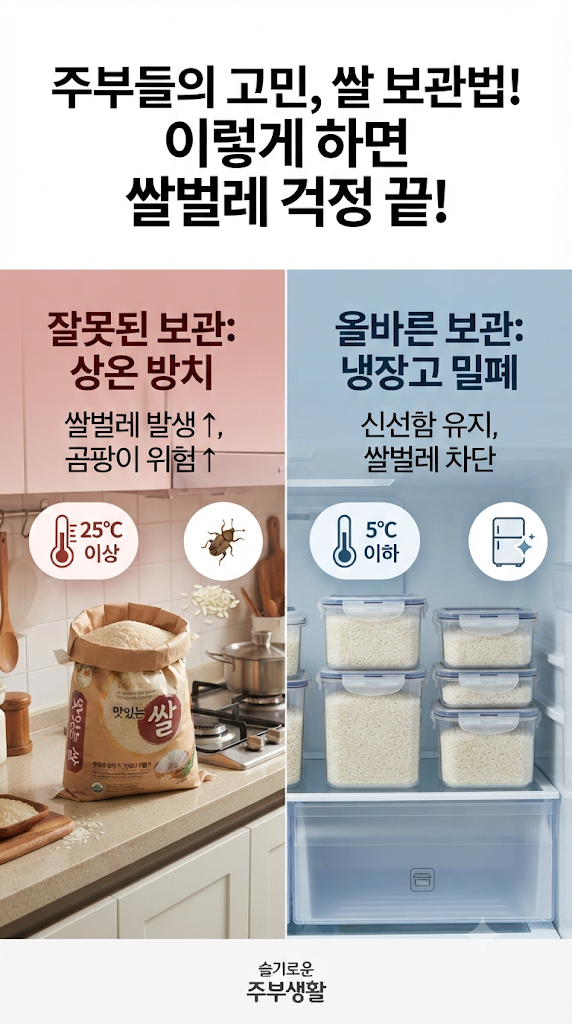 쌀은 냉장고에 보관해야 할까? 쌀벌레·냄새 막는 제대로 된 보관법