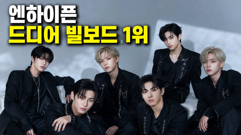 엔하이픈 결국 빌보드 200 1위, 데뷔 6년 만에 제대로 터졌다
