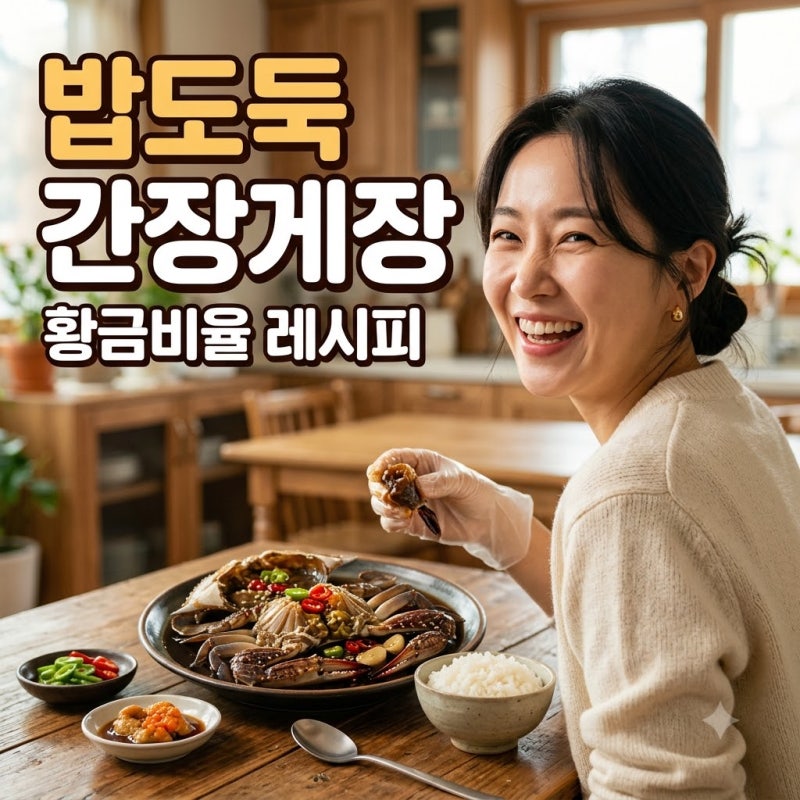 "진짜 이 비율이었어?" 간장게장 만드는 방법 정석
