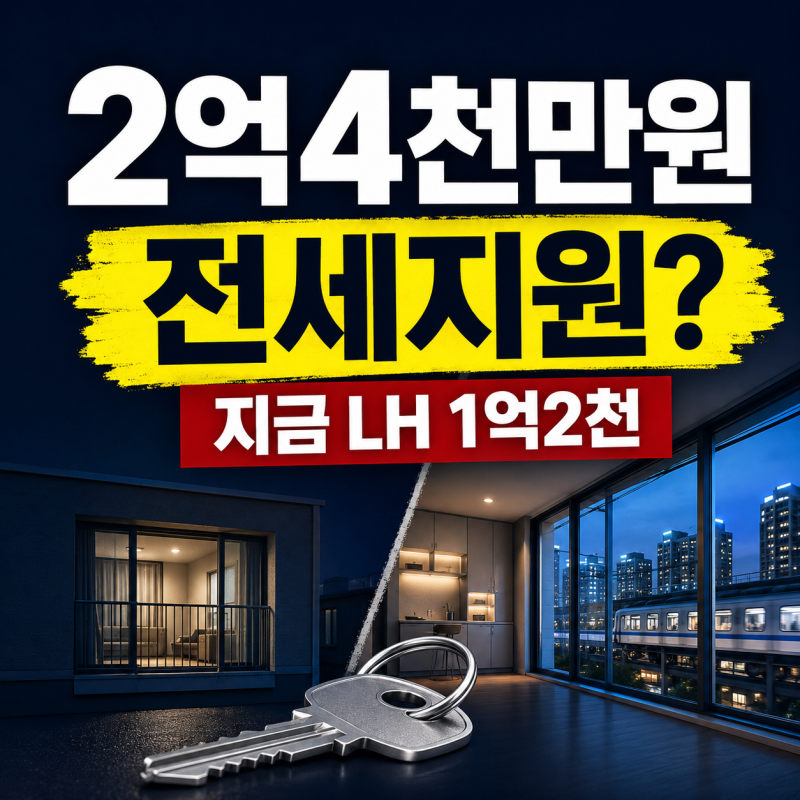 2억4천만원 지원이라더니 현재 LH는 왜 1억2천만원일까?｜2027 청년 보편형 전세주택