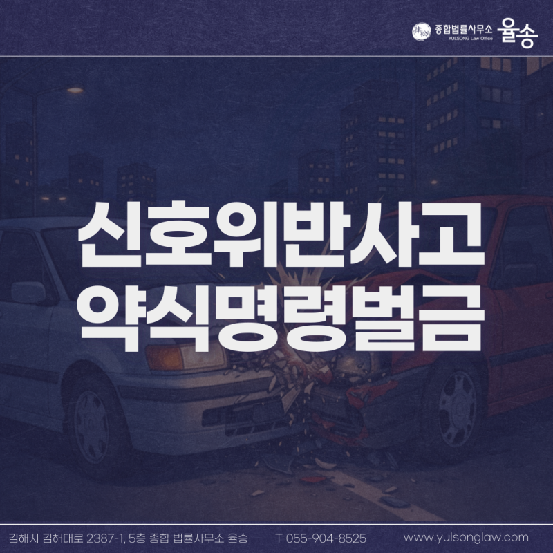 12대 중과실 신호위반 교통사고 벌금 70만원부터 250만원까지 최근 사례 모음 / 덕천교통사고....