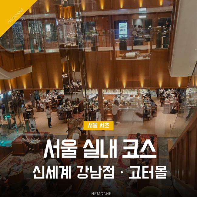 서울 실내 갈만한 곳｜고속터미널에서 신세계 강남·고터몰 하루 코스