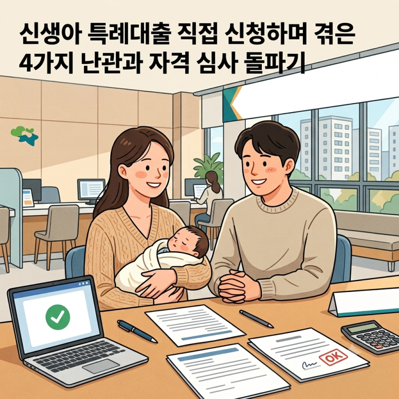 신생아 특례대출 직접 신청하며 겪은 4가지 난관과 자격 심사 돌파기
