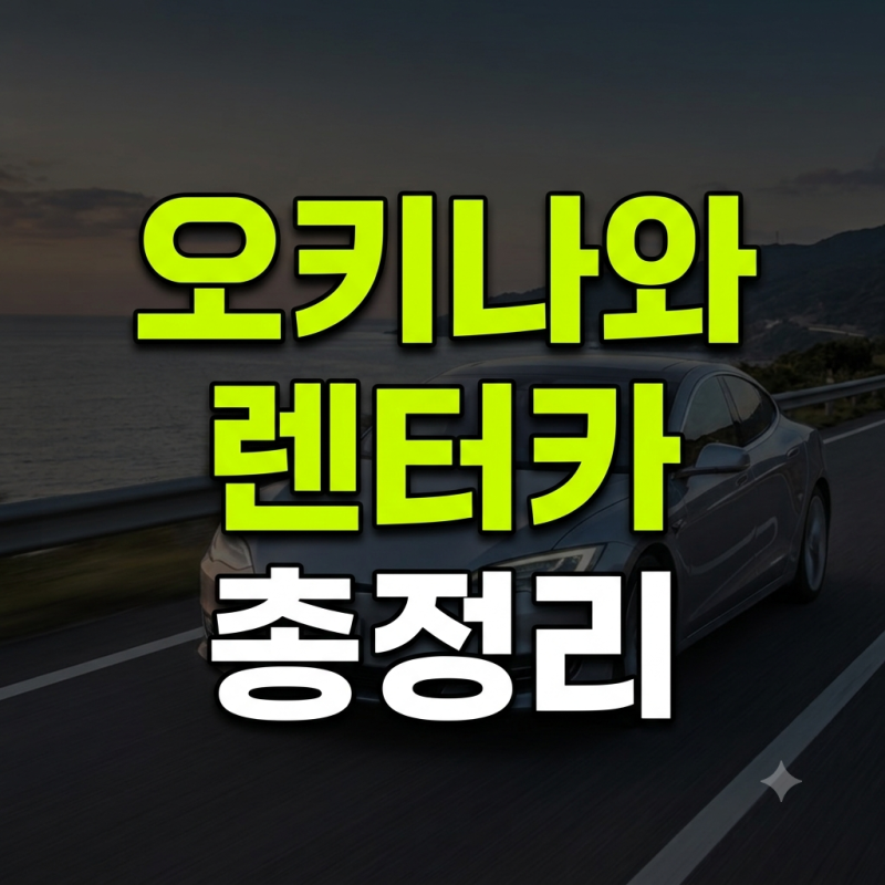 롯데렌탈 일본 단기렌터카 진출! 오키나와 렌터카 예약 방법 및 가격·보험 총정리