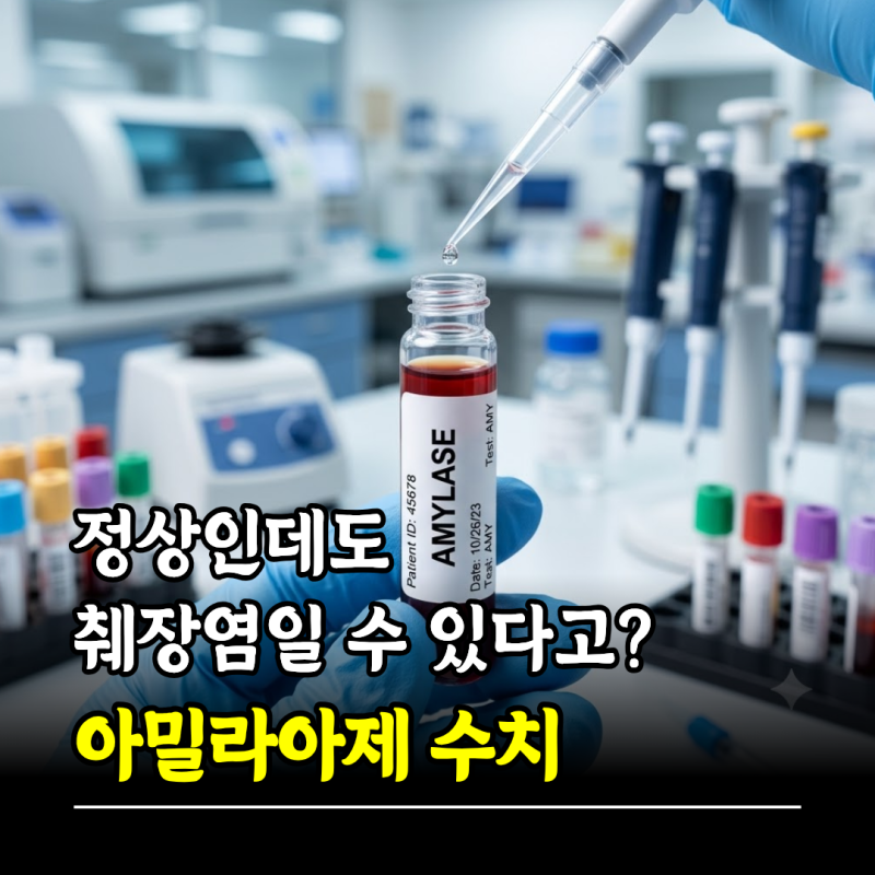 정상인데도 췌장염일 수 있다고? 아밀라아제 수치